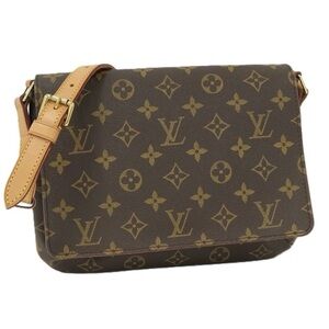 Louis Vuitton Monogram Musette Tango Short Line Handbag